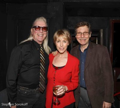 Ron Abel, music director, Liz Robertson, Barry Kleinbort, director Photo