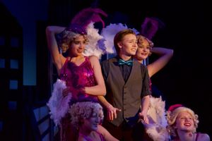 Austin Porter (Jimmy Smith) and Jimmy's Girls (Emma Kozel, Jordan Brent, Abby Kozel,  Photo