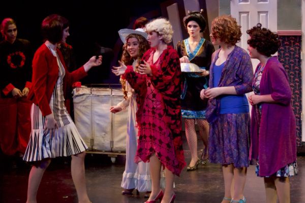 Hailey Gates (Millie Dilmount), Gabrielle Martinez (Miss Dorothy Brown), Gracie Gambl Photo