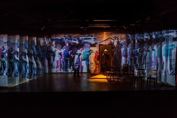 Projections by Obie-winning designer Jared Mezzocchi Photo