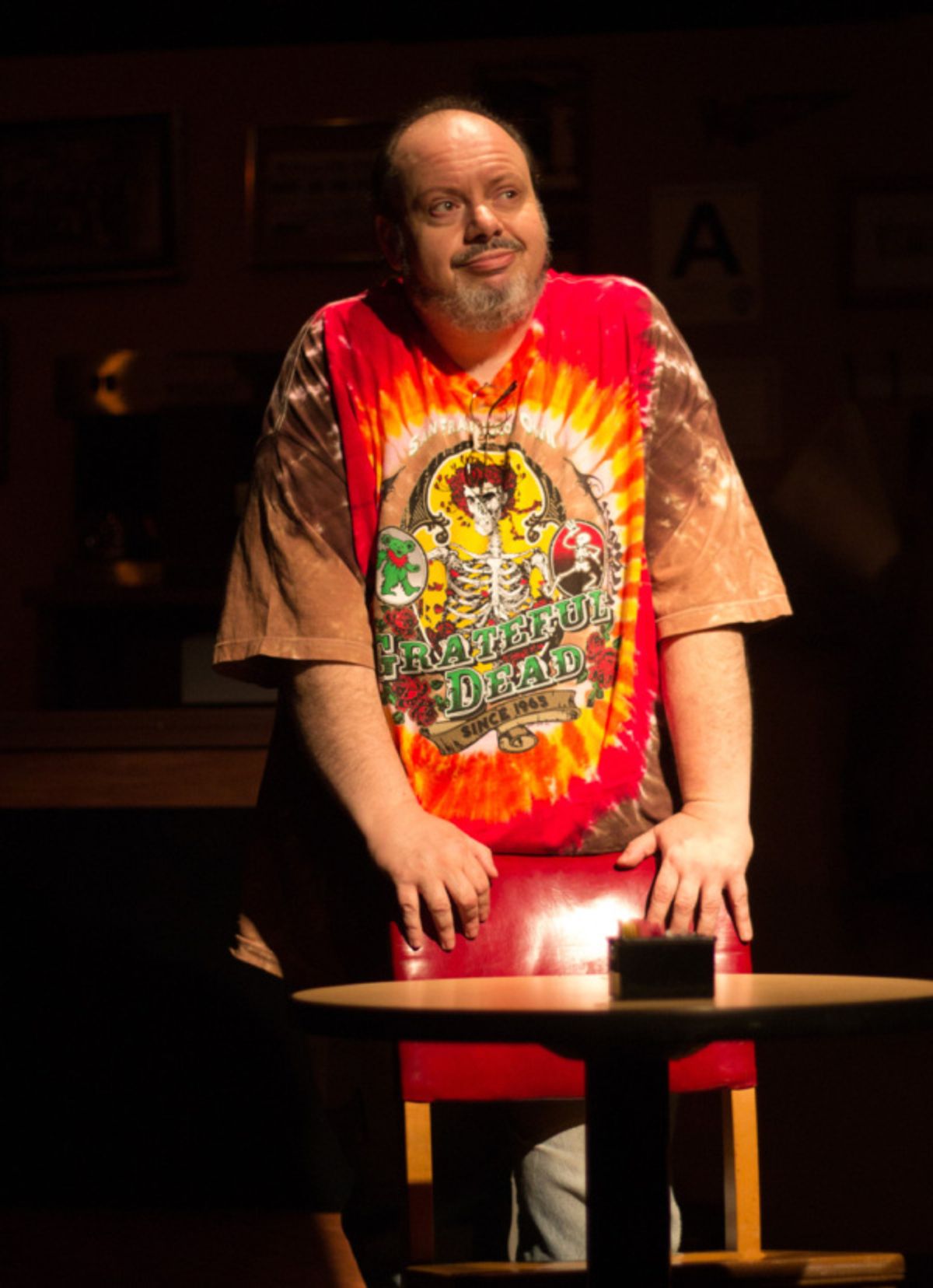 Bill Pelletier as Arthur in SUPERIOR DONUTS at Olathe Civic Theatre Association. Photo by Shelly Stewart Banks. at 
