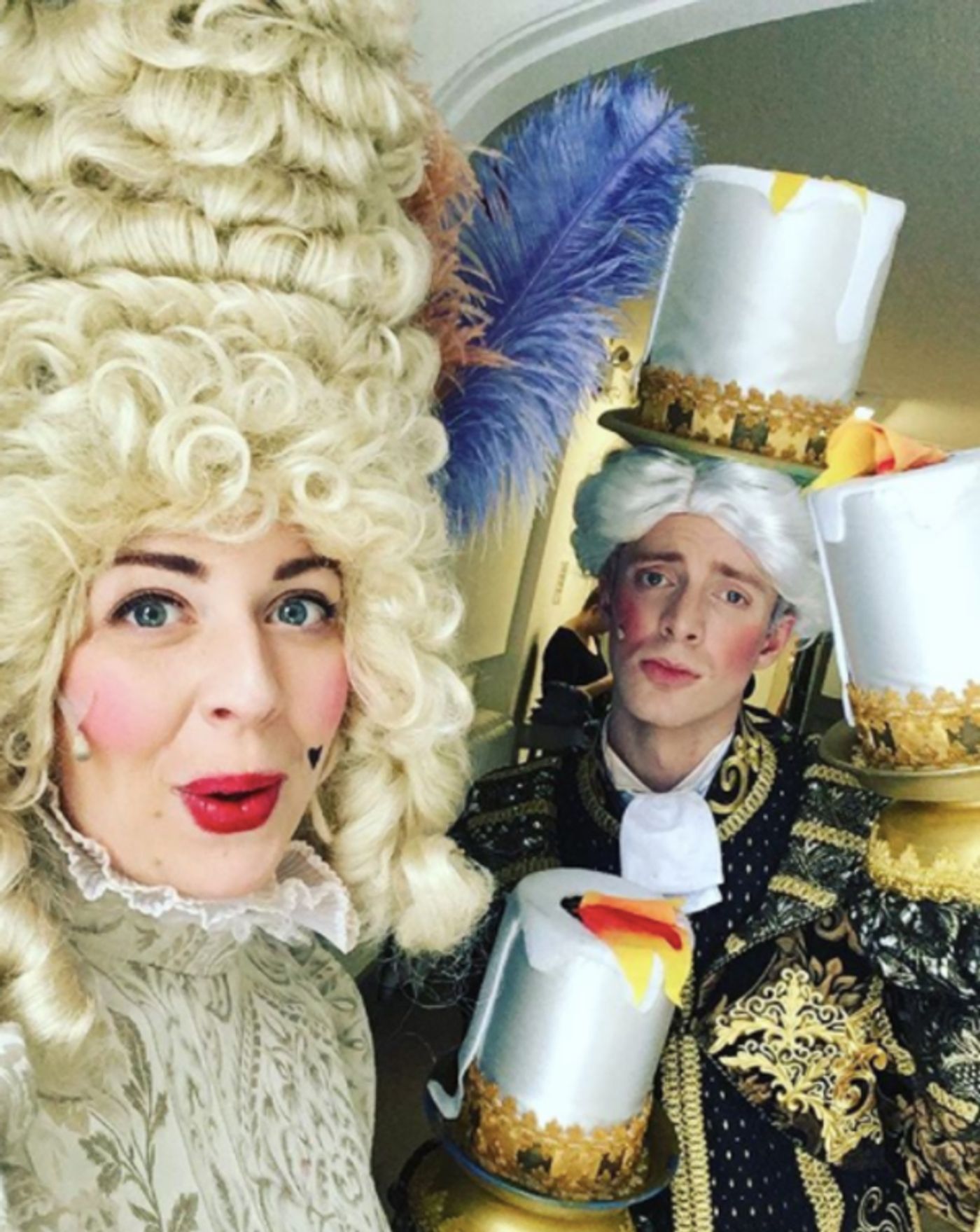 Photo Flash: The CABARET Boys Celebrate 100 Performances, and More Saturday Intermission Pics!  Image