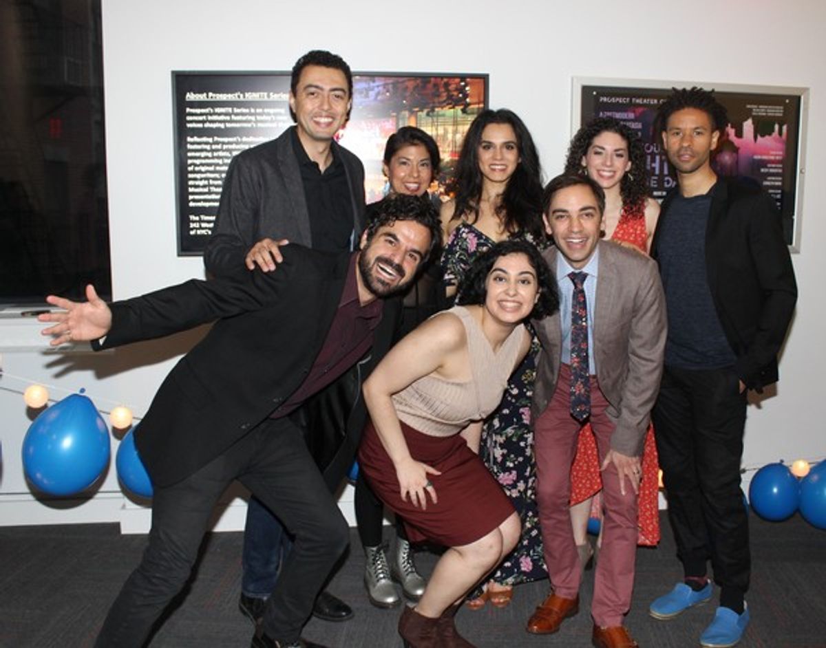 Ashkon Davaran, Graham Stevens, Jen Anaya, Yassi Noubahar, Sepideh Moafi, Gabriella Perez, Ben Steinfeld and Chad Goodridge at 