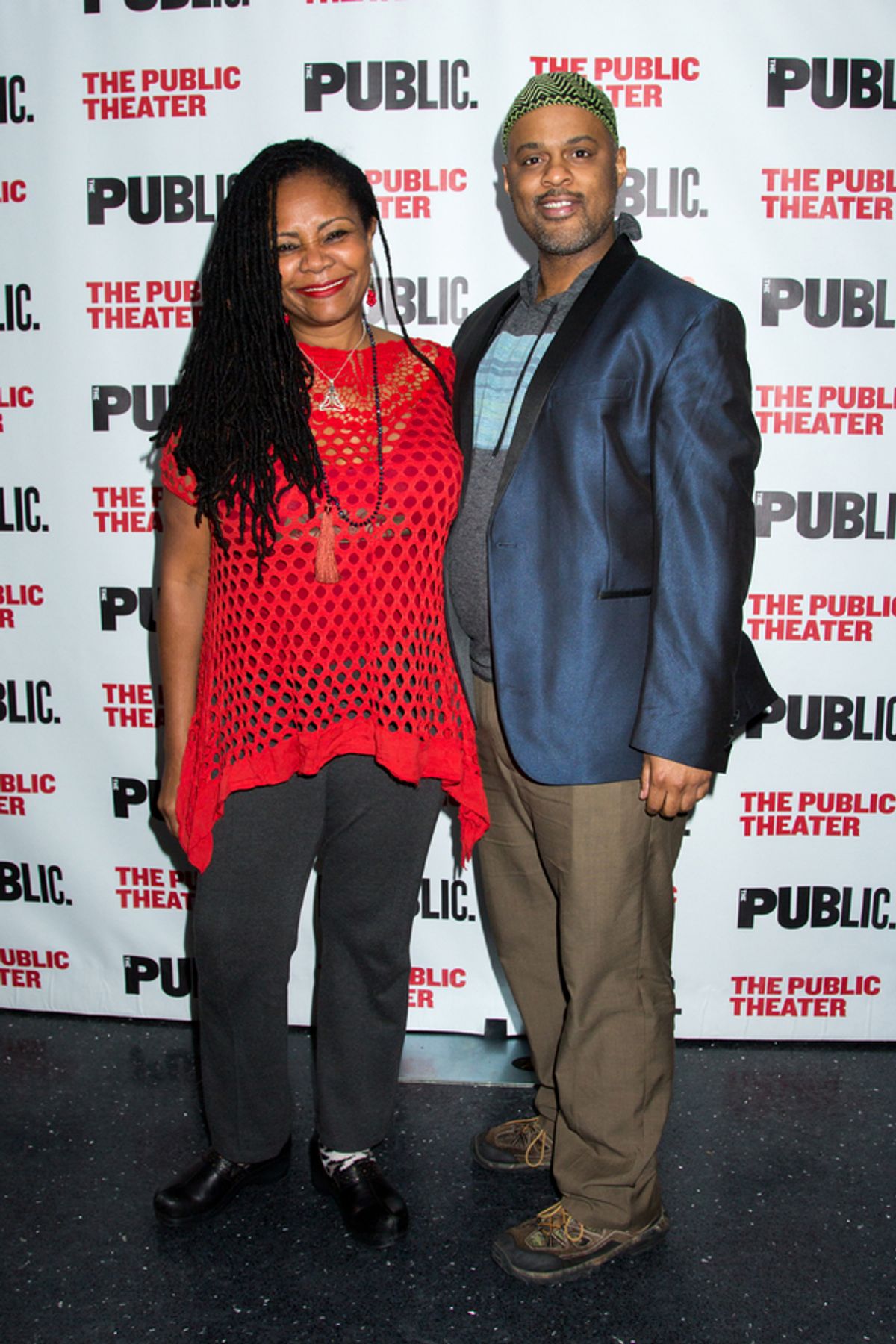 Tonya Pinkins, Christopher Burris at 