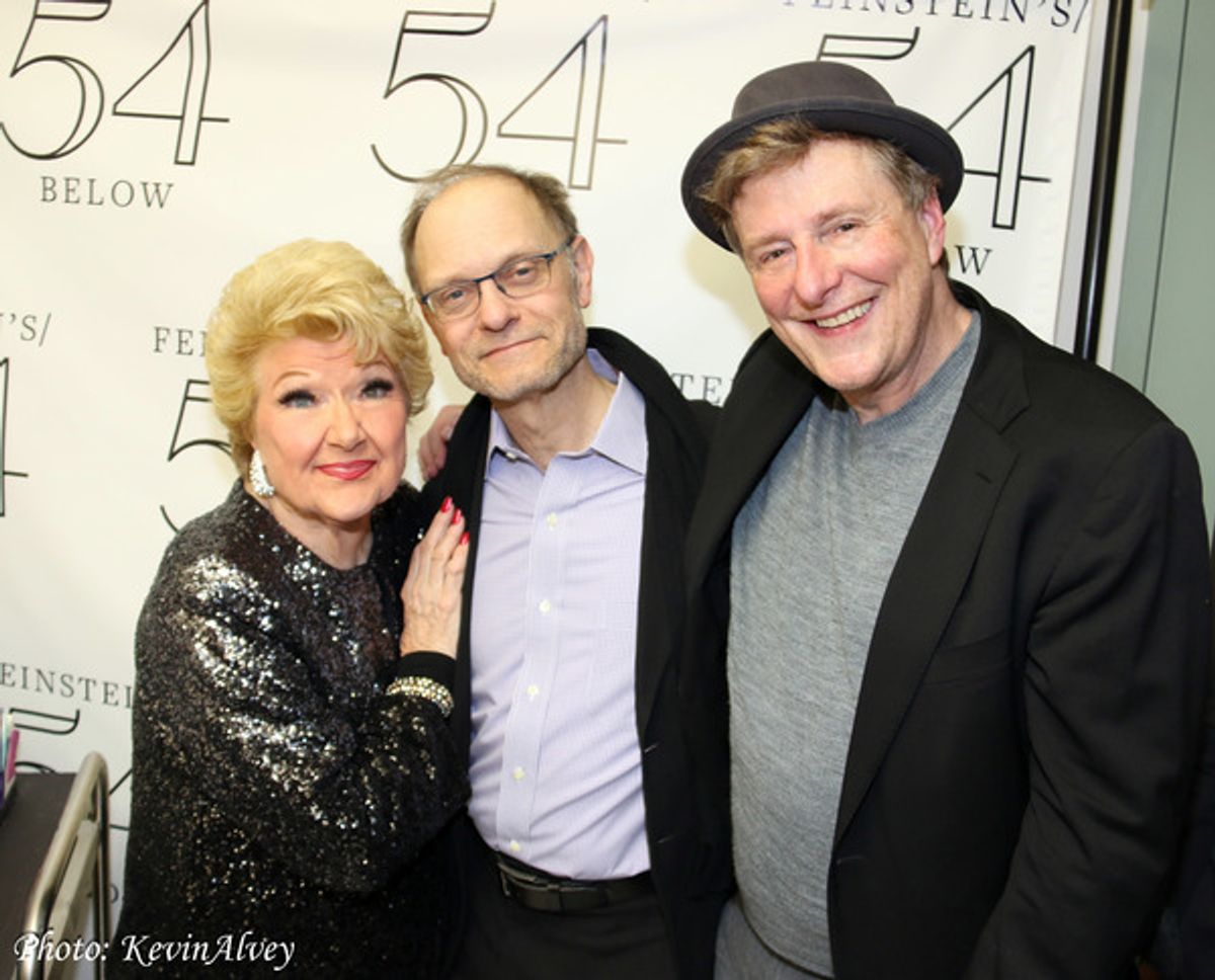 Marilyn Maye, David Hyde Pierce, Brian Hargrove at 