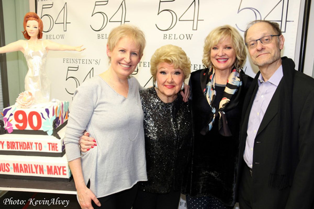 Liz Callaway, Marilyn Maye, Christine Ebersole, David Hyde Pierce at 