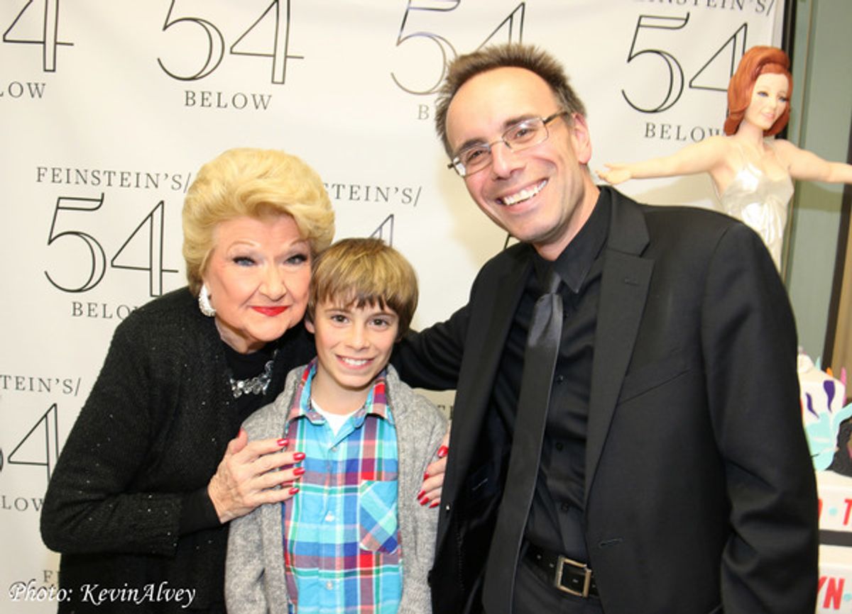 Marilyn Maye, Brandon Firth, Tedd Firth at 
