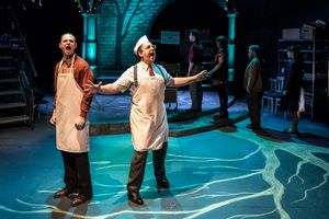 Aaron Bliden, Ryan Manning, Tiziano D'Affuso, Farrell Parker, Sasha Olinick and Caroline Wolfson @ BroadwayWorld Aaron Bliden, Ryan Manning, Tiziano D'Affuso, Farrell Parker, Sasha Olinick and Carol Photo