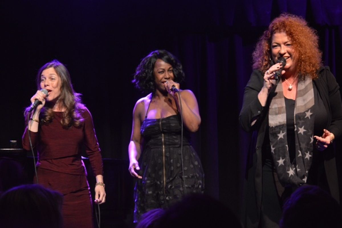 Susan Vardy, Kathy Waters, Karen Nason at 