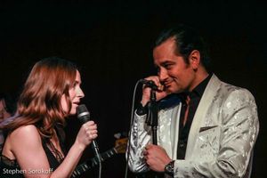 Hannah Elless & Constanine Maroulis @ BroadwayWorld Hannah Elless & Constanine Maroulis Photo