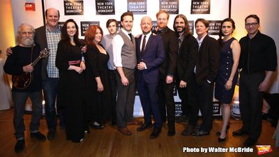 John Tiffany with the cast of 'Once'  Photo
