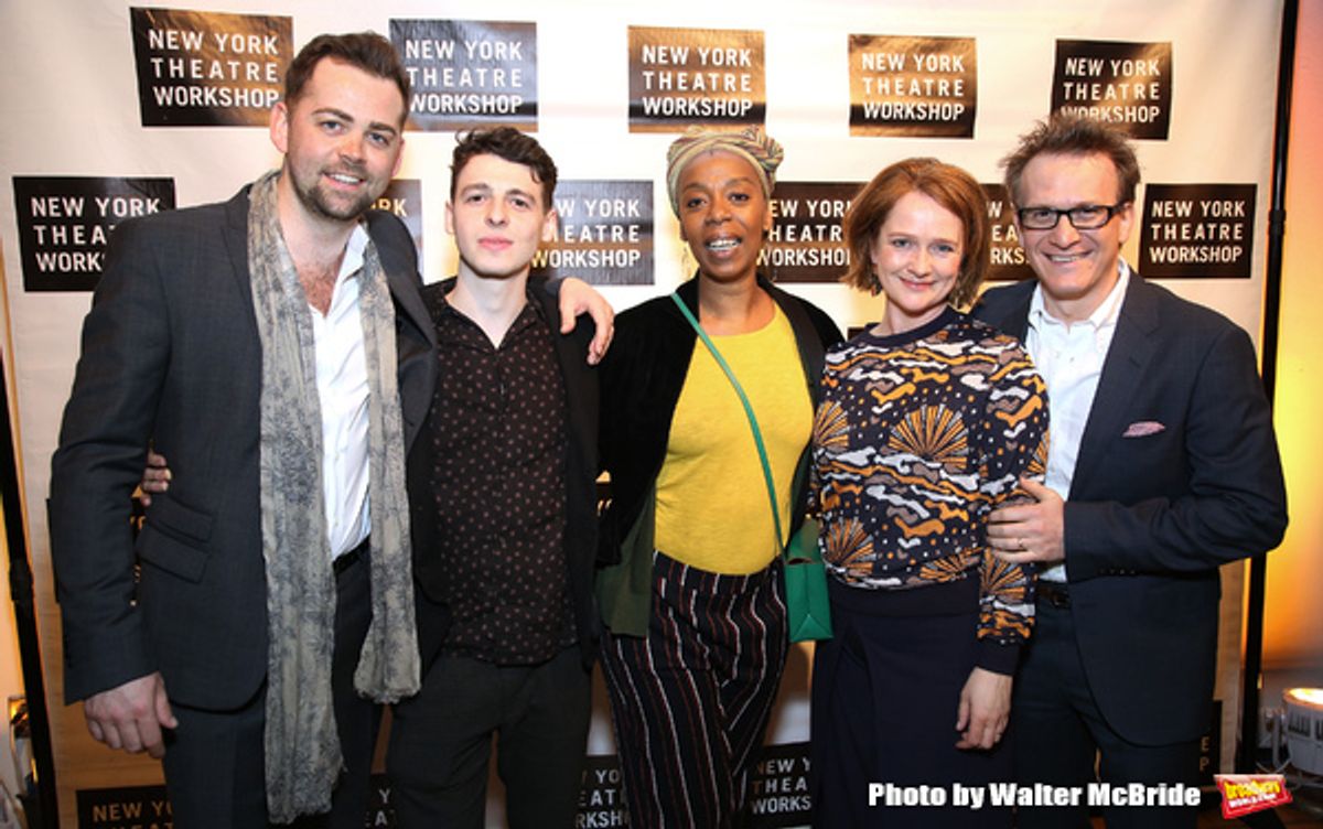 Alex Price, Anthony Boyle, Noma Dumezweni, Poppy Miller and Jamie Parker  at 