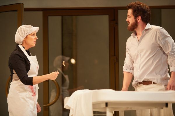 Mel Giedroyc (Beatrice) & John Hopkins (Benedick) Photo