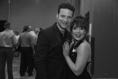 Justin Guarini and Jessica Vosk Photo