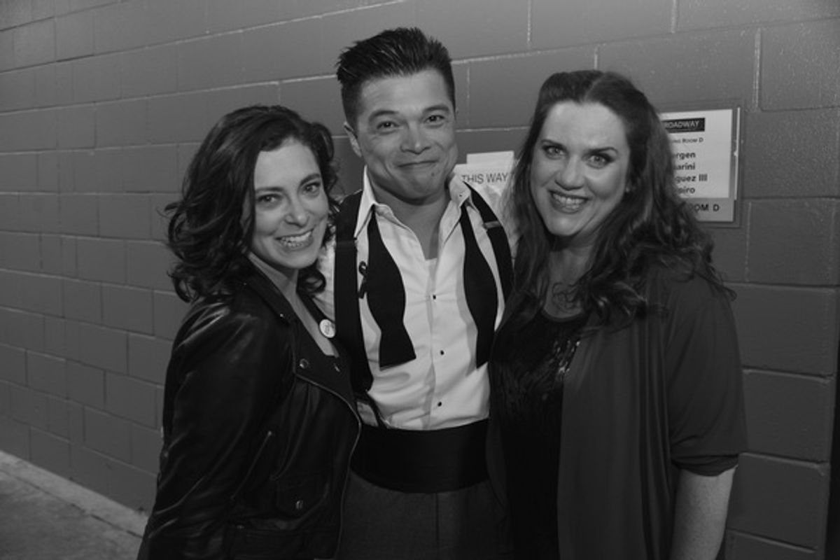 Rachel Bloom, Vincent Rodriguez III and Donna Lynne Champlin at 