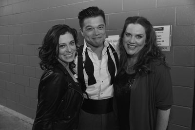 Rachel Bloom, Vincent Rodriguez III and Donna Lynne Champlin Photo