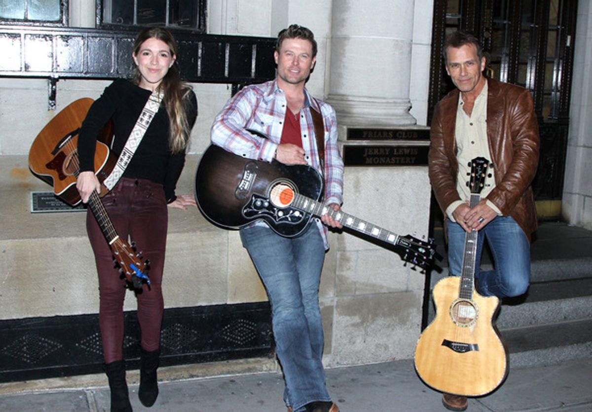 Emily Reeves, Jacob Young and Scott Reeves at 