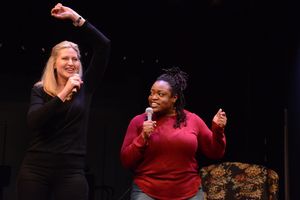 Luba Mason and Allyson Kaye Daniel @ BroadwayWorld Luba Mason and Allyson Kaye Daniel Photo