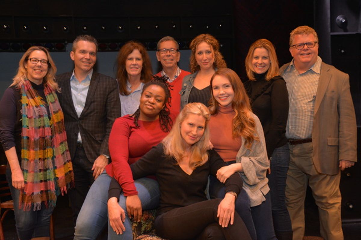 Beth Falcone, Jim Kierstead (Producer), Janet Hood (Music), Bill Russell, Allyson Kaye Daniel, Luba Mason, Courtney Balan, Celeste Rose, Amy Anders Corcoran and James Morgan at 