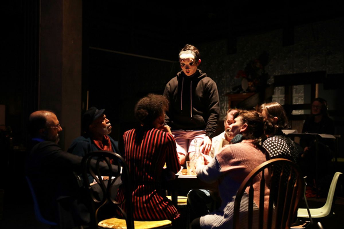 Ben Beckley, Marvin Bell, Nehassaiu deGannes, Jax Jackson, Christopher Hurt, Elena McGhee, Anna Abhau Elliott at 