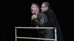 SLEEPING WITH THE FISH â€“ Todd Butera (Ron) and Lou Liberatore (Don) Photo