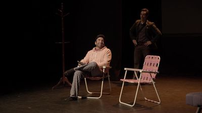 REEL WOOD â€“ Joe Gulla (Redmond) and Aaron Dalla Villa (Kyle) Photo