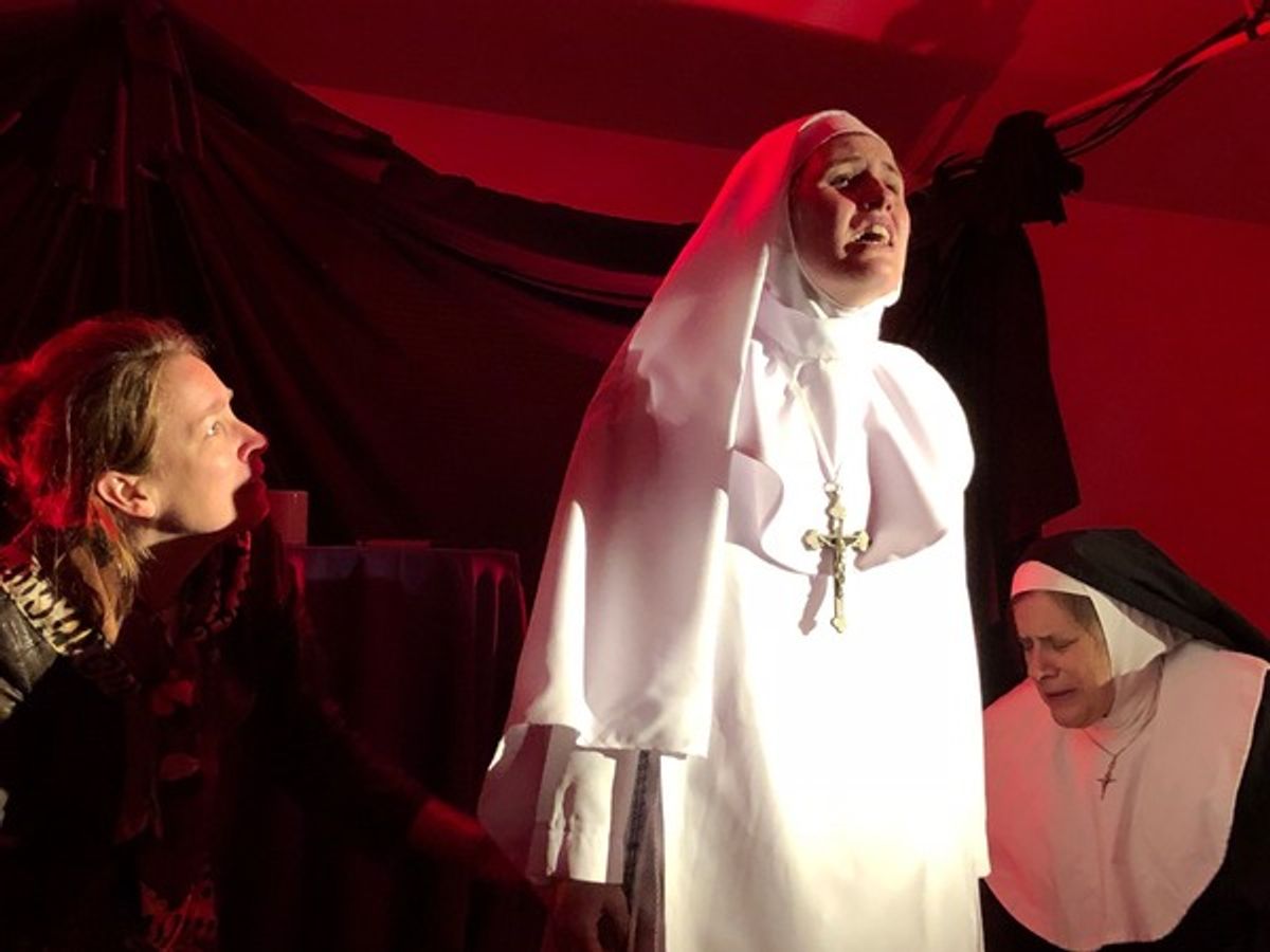 Maureen Gallagher, Julia Lennon, Emma Palzere-Rae at 