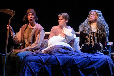 Danny Binstock (Prior 1), Randy Harrison (Prior Walter), and Stephen Spinella (Prior  Photo