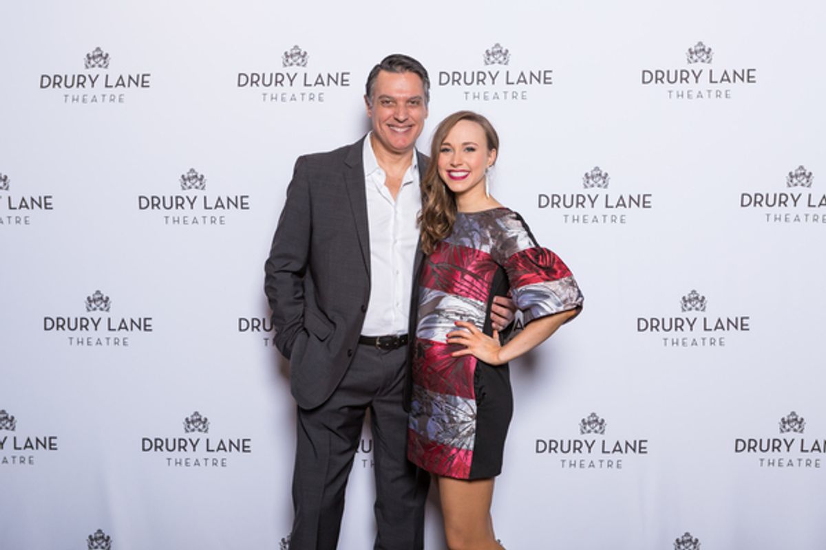 Robert Cuccioli and Samantha Hill at 