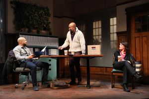 Glenn Davis, Leon Addison Brown, and Samantha Soule @ BroadwayWorld Glenn Davis, Leon Addison Brown, and Samantha Soule Photo