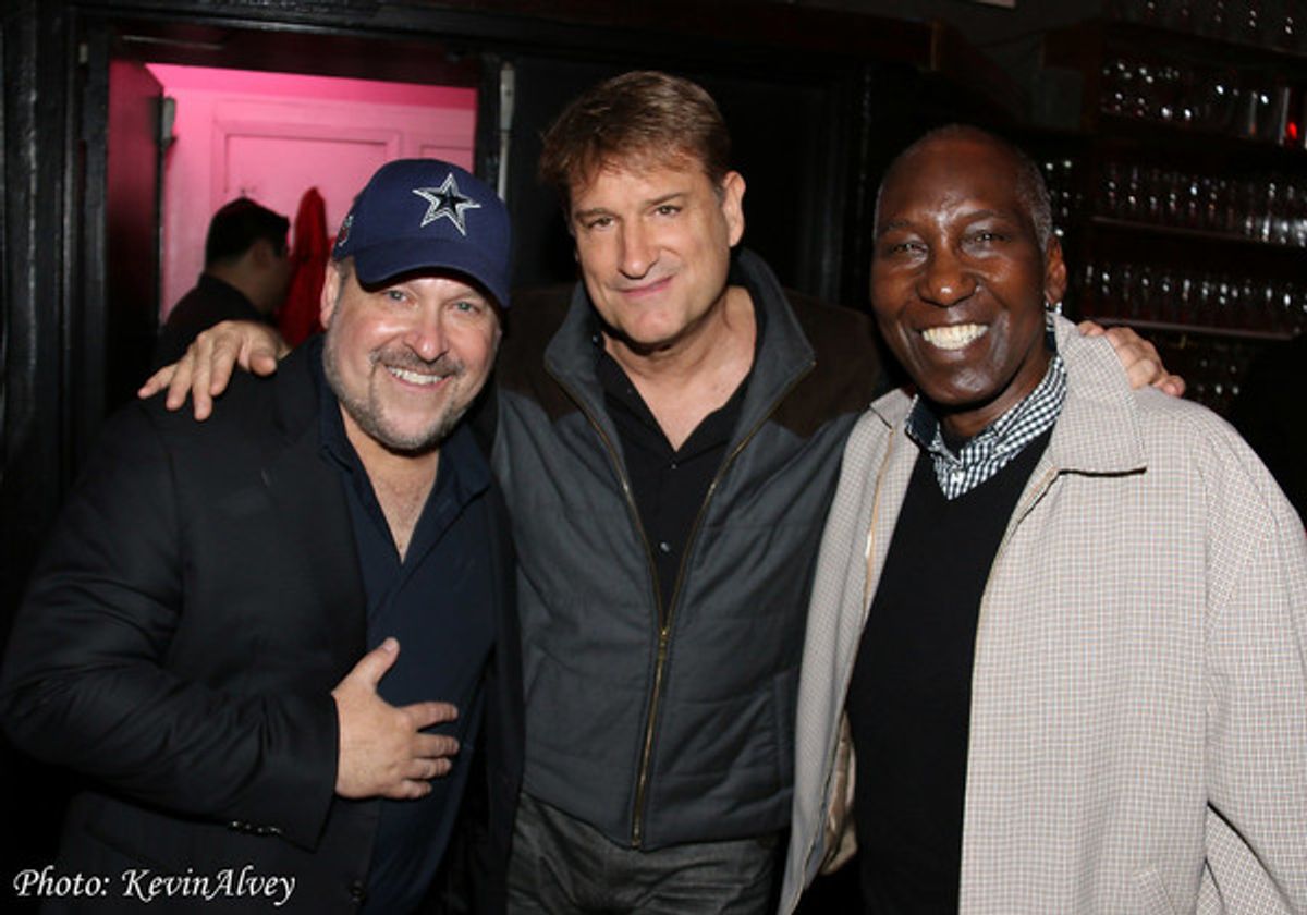 Frank Wildhorn, Jeff Calhoun, Mel Johnson Jr.  at 