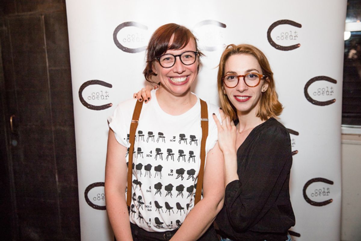 Amelia Roper & Molly Bernard at 