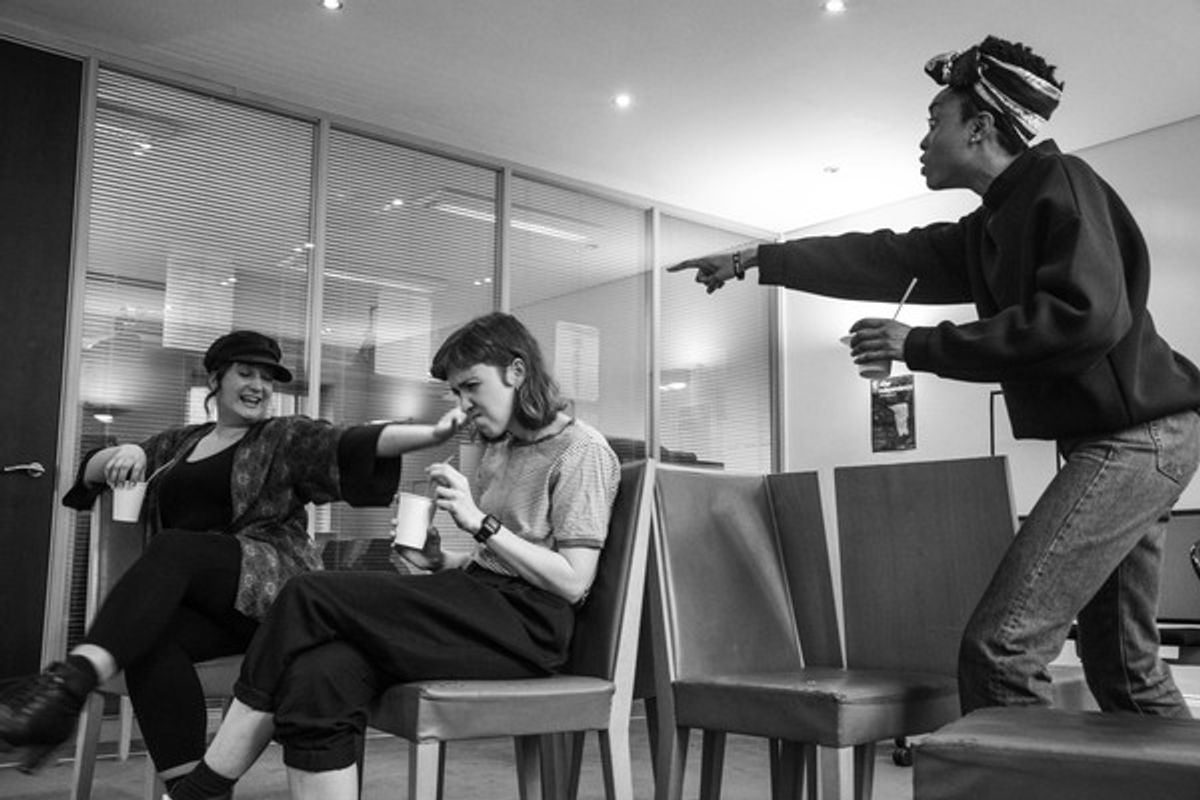 Izzy Tennyson, Rebekah Hinds, Anita-Joy Uwajeh, and Grace Chilton at 