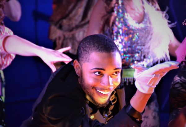 Gyasi J. Blanton as The Leading Player begs you to join us in Pippin at Rhino… Photo