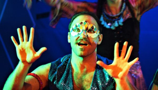 Brandon Conti as Lewis in Pippin at Rhino Theatre.  Photo