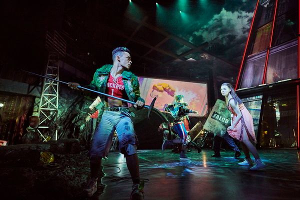 Alex Thomas-Smith as Tink & Christina Bennington as Raven Photo