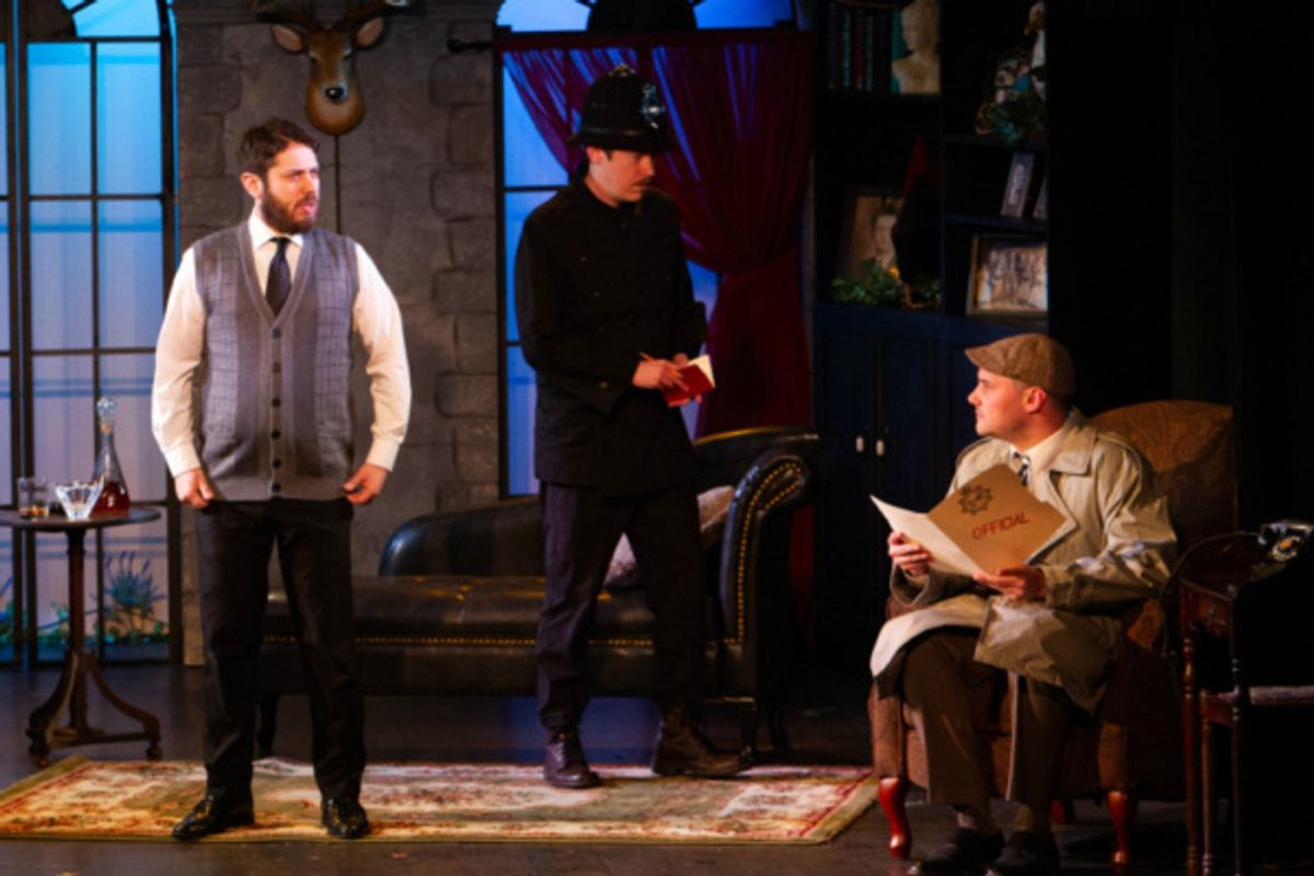 Joseph Raik, Richard Lisenby and Eric Fletcher in The Unexpected Guest - the Players Theatre

Photos by Martin Harris at 