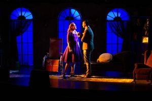 Anna Gion and Dan Moldovan in The Unexpected Guest - the Players Theatre

Photos by M Photo