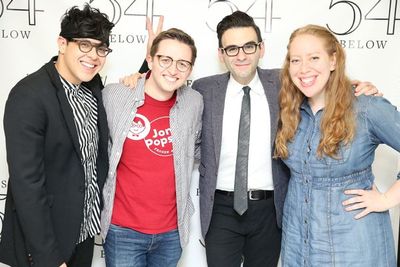 George Salazar, Will Roland, Joe Iconis, and Jennifer Ashley Tepper Photo