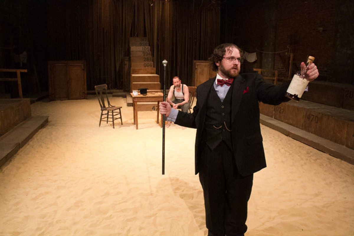 Foreground Shamus Hunter McCarty, Background: Charlie DelMarcelle
 at 