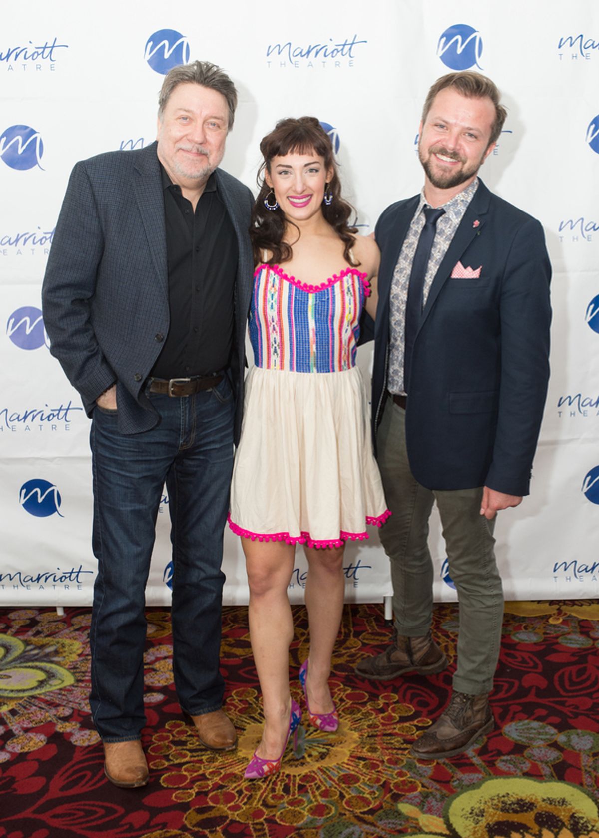 Terry Hamilton, Adrienne Storrs, Chrus Gunn at 