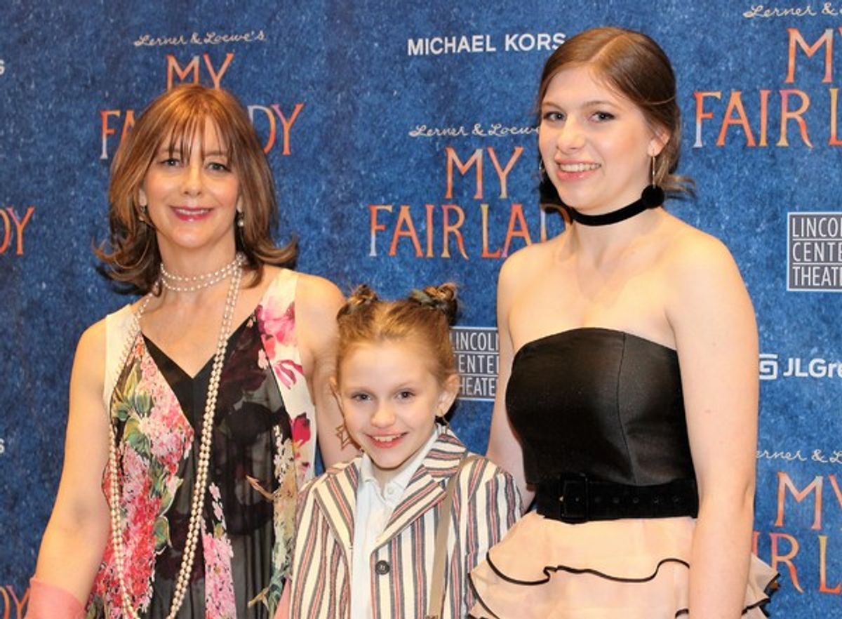 Kristin Flanders and family at 