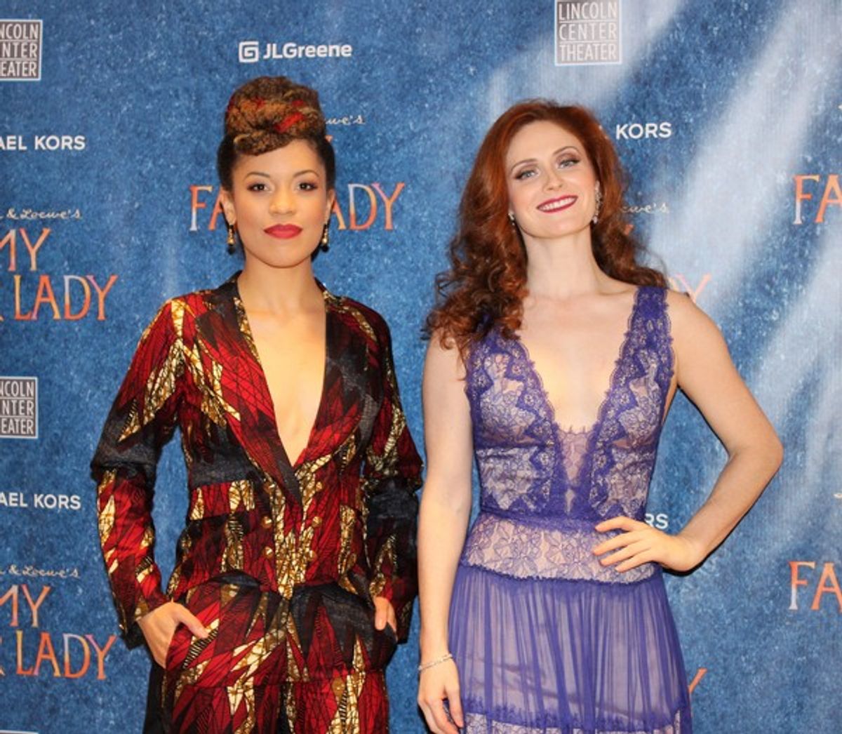 Sasha Hutchings and Kate Marilley at 