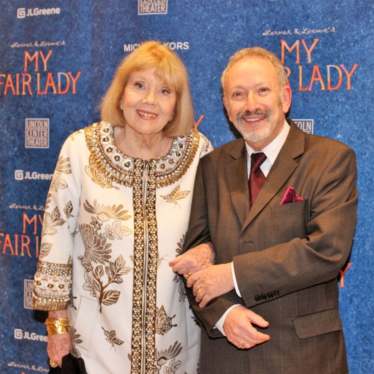 Diana Rigg and Allan Corduner at 