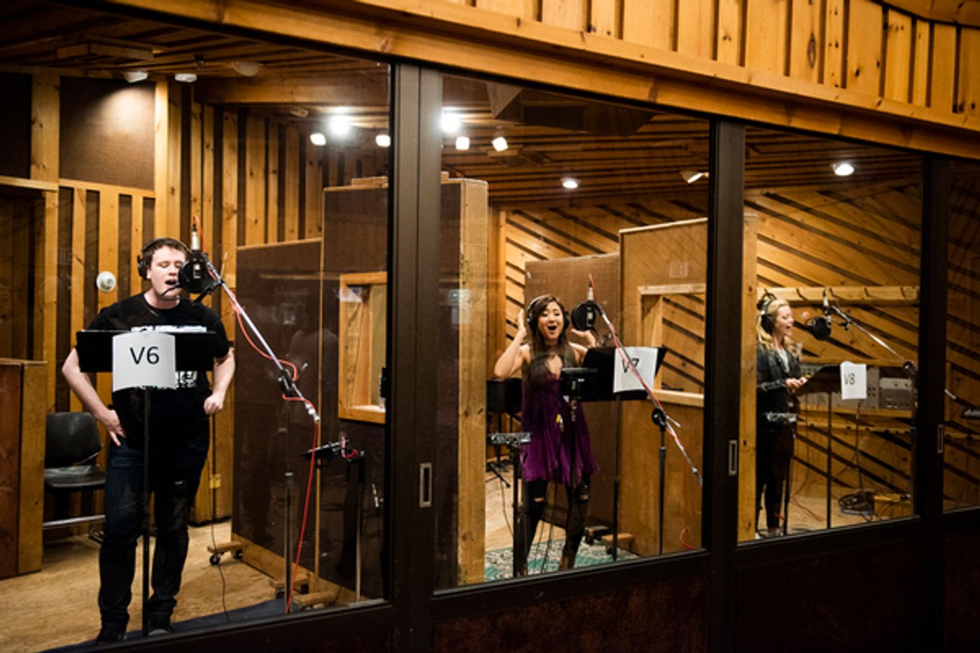 Photo Flash: Too Grool! In the Studio with MEAN GIRLS Cast Recording  Image