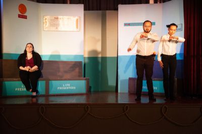 Mary St. Angelo, Jeremiah Jurkiewicz and Yurika Ohno  Photo