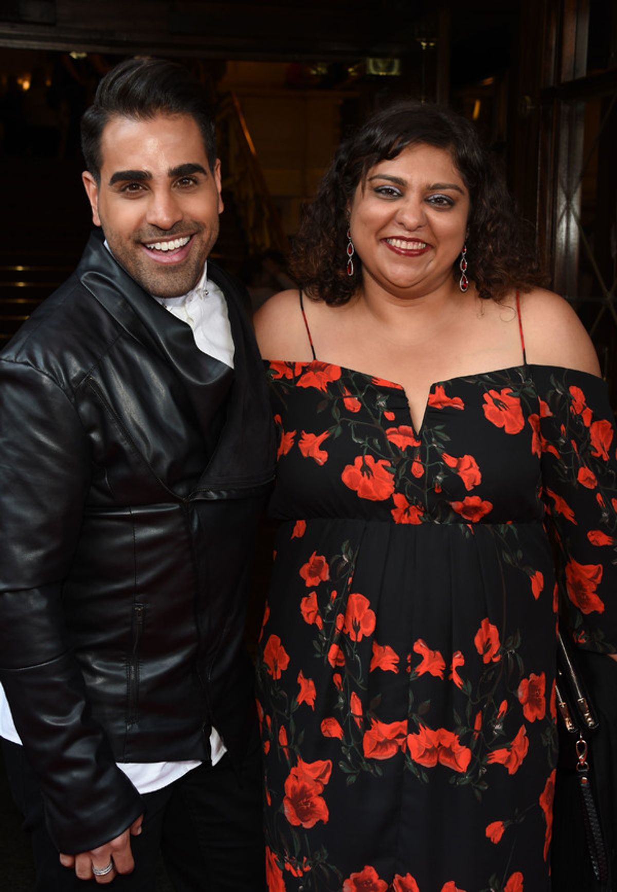 Dr Ranj Singh and guest at 