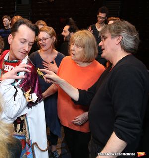 Matt Wall, Diana Rigg and Bartlett Sher @ BroadwayWorld Matt Wall, Diana Rigg and Bartlett Sher Photo