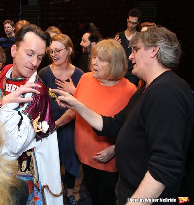 Matt Wall, Diana Rigg and Bartlett Sher Photo