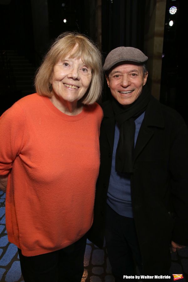 Diana Rigg and James Dybas  Photo